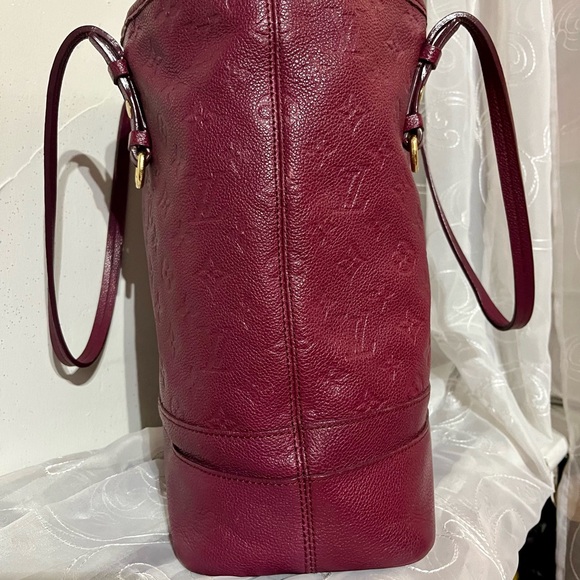 Burgundy Louis Vuitton Citadine PM Monogram Tote - Picture 4 of 13